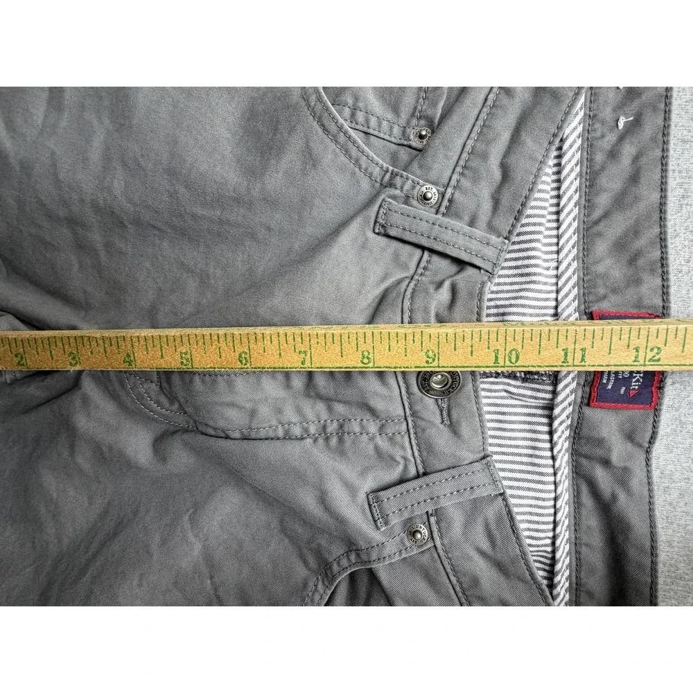 UNTUCKit Pants Mens 32x30 Gray Stretch 5 Pocket Chino Straight Casual Everyday